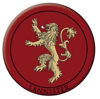 Cover image for Game of Thrones Embroidered Patch: Lannister