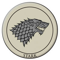 Cover image for Game of Thrones Embroidered Patch: Stark