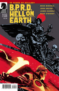 Cover image for B.P.R.D. Hell on Earth #115 (Rafael Albuquerque cover)