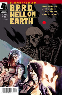 Cover image for B.P.R.D. Hell on Earth #117 (Rafael Albuquerque cover)