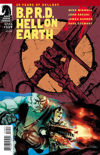 Cover image for B.P.R.D. Hell on Earth #119 (Rafael Albuquerque cover)