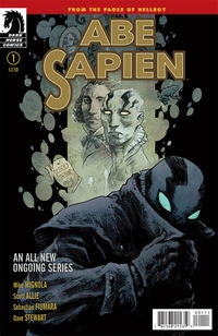 Cover image for Abe Sapien #1: Dark and Terrible part 1 (Sebastian Fiumara cover)