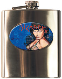 Cover image for Retro-A-Go-Go Olivia Bettie Page Bizarre Flask