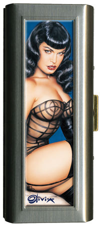 Cover image for Retro-A-Go-Go Olivia Bettie Page Bizarre Personal Case