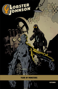 Cover image for Lobster Johnson: Caput Mortuum (Mike Mignola variant cover)