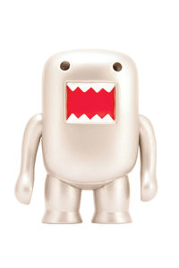 Cover image for 4" Domo Metallic Vinyl Figure: Silver