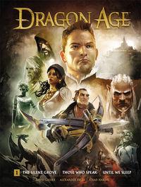 Cover image for Dragon Age Library Edition Volume 1 HC