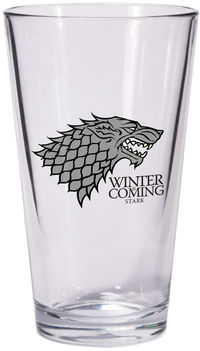 Cover image for Game of Thrones Pint Glass: Stark Sigil
