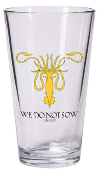 Cover image for Game of Thrones Pint Glass: Greyjoy Sigil