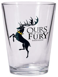 Cover image for Game of Thrones Shot Glass: Baratheon Sigil