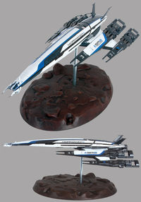 Cover image for Mass Effect 18” Normandy SR-2 Ship Replica