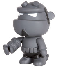 Cover image for Hellboy 5” Mini Qee: Grey Monotone