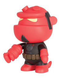 Cover image for Hellboy 5” Mini Qee Figure: B.P.R.D.