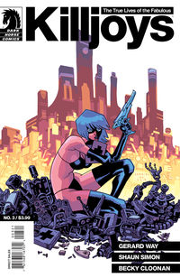 Cover image for The True Lives of the Fabulous Killjoys #3 (Gabriel Bá variant cover)