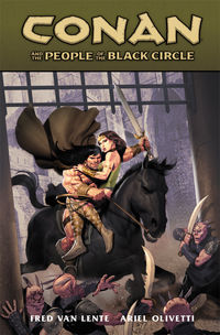 Cover image for Conan and the People of the Black Circle HC