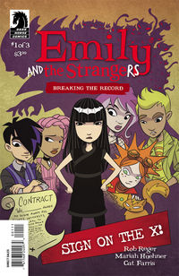 Cover image for Emily and the Strangers: Breaking the Record #1