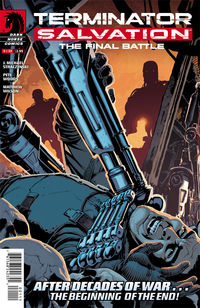 Cover image for Terminator Salvation: The Final Battle #1 (Pete Woods cover)