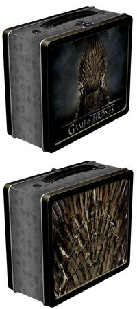 Cover image for Game of Thrones Iron Throne Lunchbox