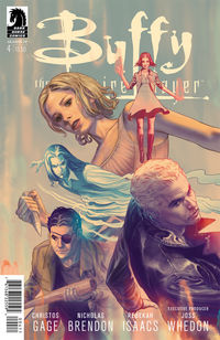 Cover image for Buffy the Vampire Slayer Season 10 #4 (Steve Morris cover)