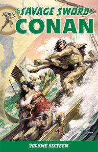 Cover image for The Savage Sword of Conan Volume 16 TPB