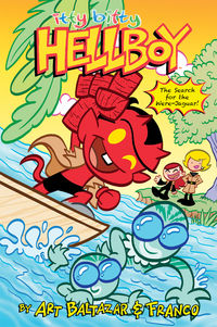 Cover image for Itty Bitty Hellboy: The Search for the Were-Jaguar! TPB