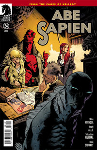 Cover image for Abe Sapien #24