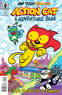 Cover image for Aw Yeah Comics: Action Cat & Adventure Bug! #1