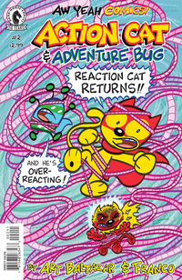 Cover image for Aw Yeah Comics: Action Cat & Adventure Bug! #2