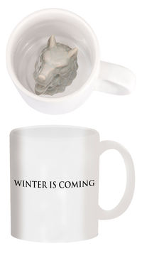Cover image for Game of Thrones Stark Sculpted Direwolf Mug
