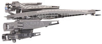 Cover image for Mass Effect 3D Laser-Cut Model: Normandy SR2
