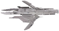 Cover image for Mass Effect 3D Laser-Cut Model: Turian Cruiser