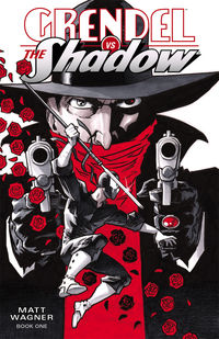 Cover image for Grendel vs. The Shadow #1 (Matt Wagner sketch variant)