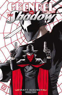 Cover image for Grendel vs. The Shadow #2 (Matt Wagner sketch variant cover)