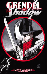 Cover image for Grendel vs. The Shadow #3 (Matt Wagner variant cover)