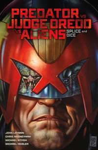 Cover image for Predator Versus Judge Dredd Versus Aliens: Splice and Dice TPB
