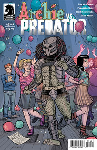 Cover image for Archie vs. Predator #4 (Faith Erin Hicks variant cover)
