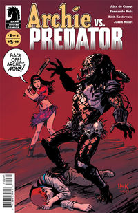 Cover image for Archie vs. Predator #2 (Robert Hack variant cover)