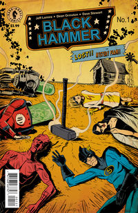 Cover image for Black Hammer #1 (Jeff Lemire variant cover)
