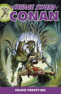 Cover image for The Savage Sword of Conan Volume 21 TPB