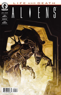 Cover image for Aliens: Life and Death #4