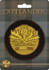Cover image for Outlander: Crown & Thistle Embroidered Patch