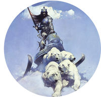 Cover image for Frazetta Magnet: Silver Warrior