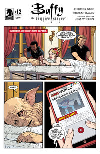 Cover image for Buffy Season 11 #12 (Rebekah Isaacs Variant Cover)