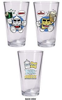 Cover image for Milk & Cheese Boxed Pint Glass Set