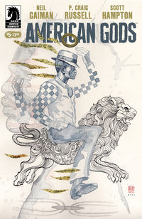 Cover image for American Gods: Shadows #5 (David Mack Variant Cover)
