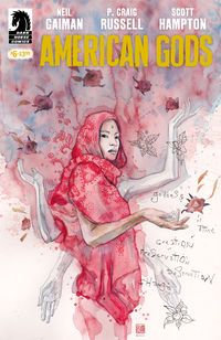 Cover image for American Gods: Shadows #6 (David Mack variant cover)