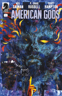 Cover image for American Gods: Shadows #8 (David Mack Variant Cover)
