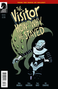 Cover image for The visitor: How and Why He Stayed #3