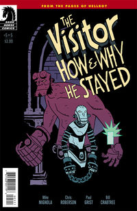 Cover image for The visitor: How and Why He Stayed #5