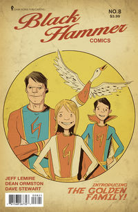 Cover image for Black Hammer #8 (Jeff Lemire variant cover)